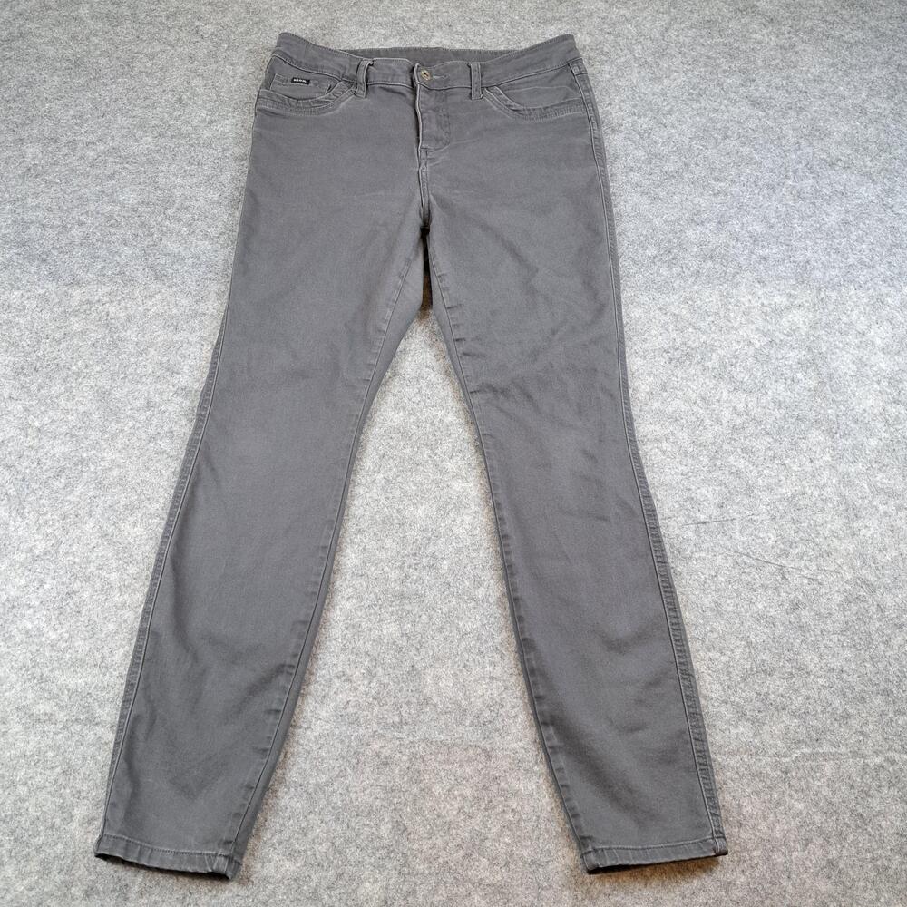 Kuhl Pants Womens 12 Gray Straight Slim Cotton Stretch Jeans Casual Workwear